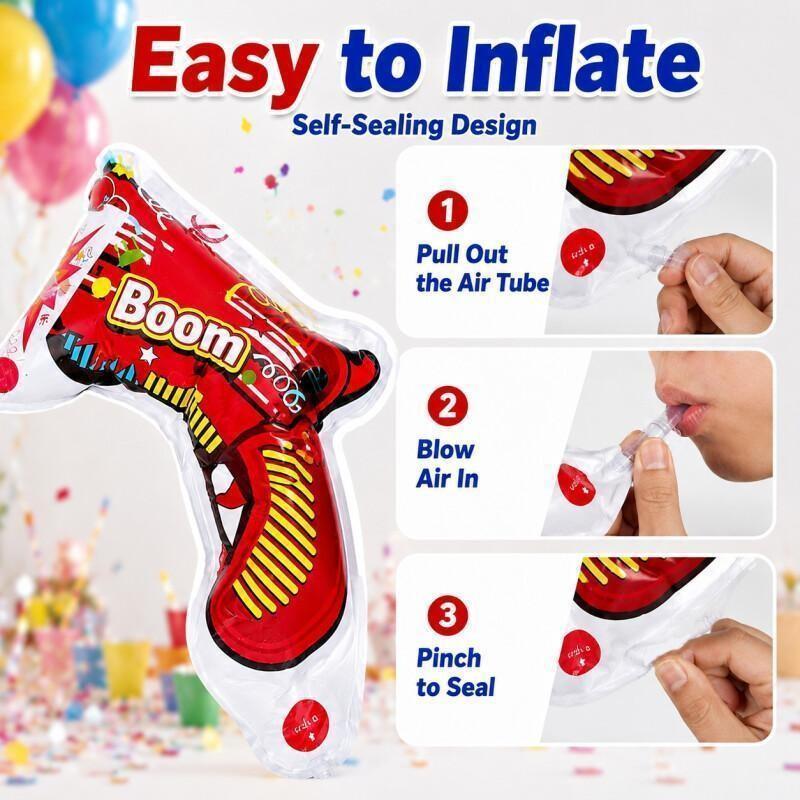 10個入り パーティーポッパー バルーンガン 手持ち式 紙吹 - Confetti Cannon Tube のレビューと価格