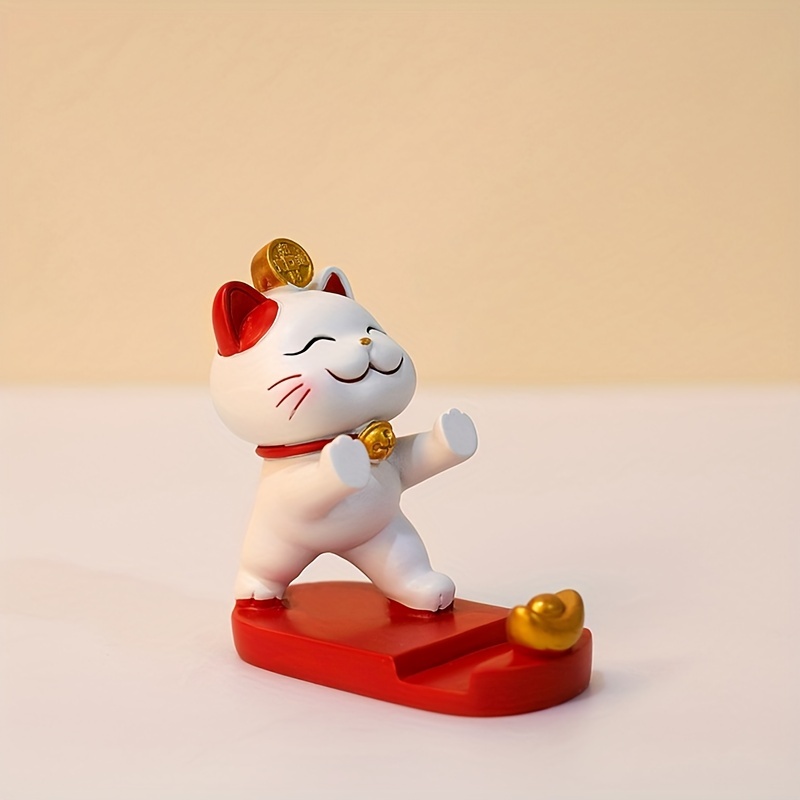 招き猫オフィスキュートキャットスタンド携帯電話タブレットホル - Event Support のレビューと価格
